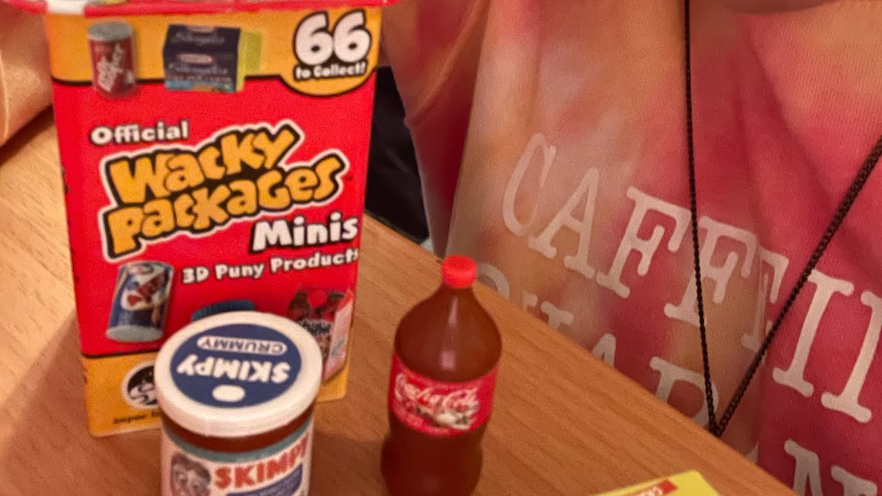 Unboxing Series One - Official Wacky Packages Mini - 3D Puny Products - Mini Toys