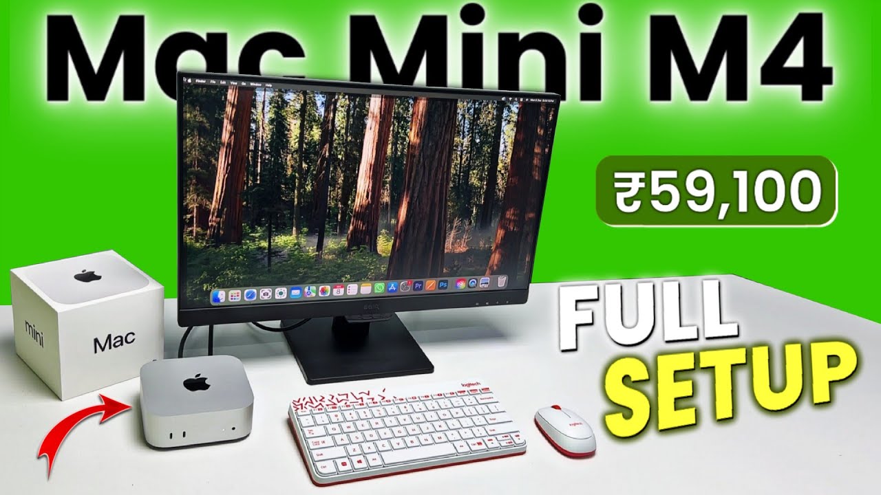 Apple Mac Mini M4 Unboxing and Full Setup - Real Test 🔥