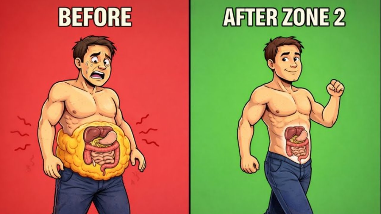 How Long Do You Need Zone 2 Walking to Start Burning Visceral Fat? (Science Explained)
