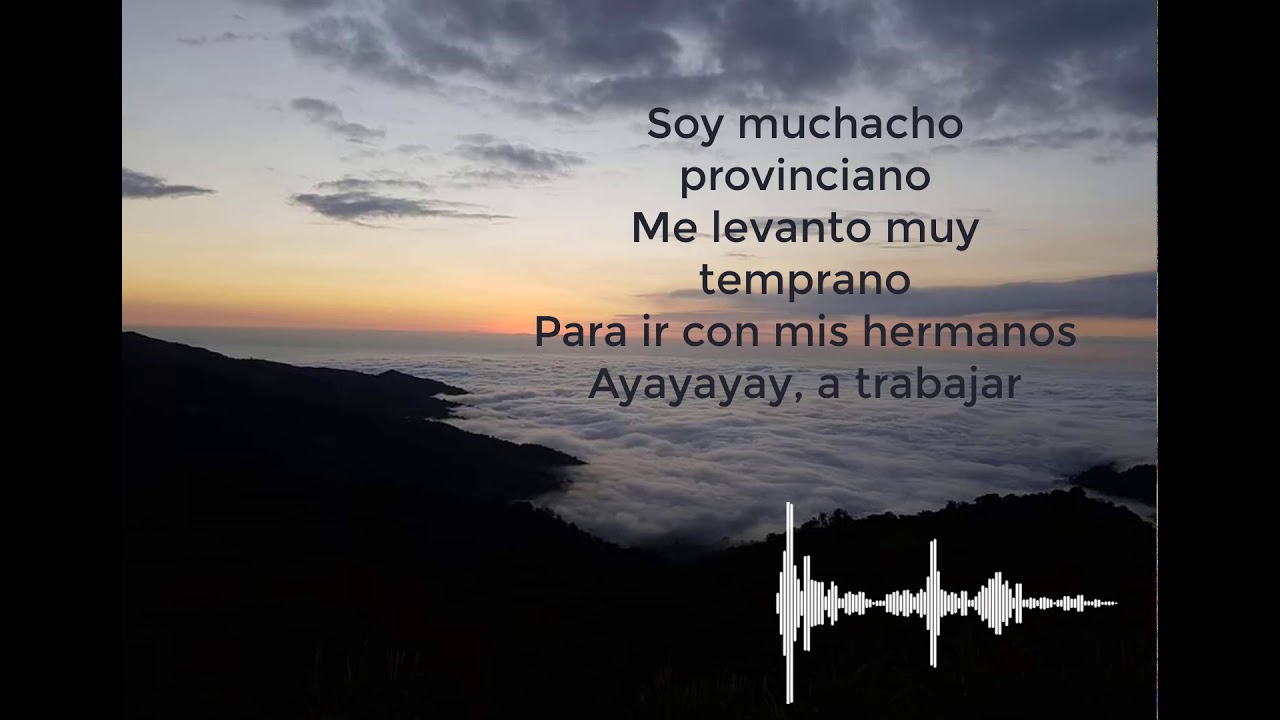Gerardo Mor&aacute;n - El Provinciano - Letra