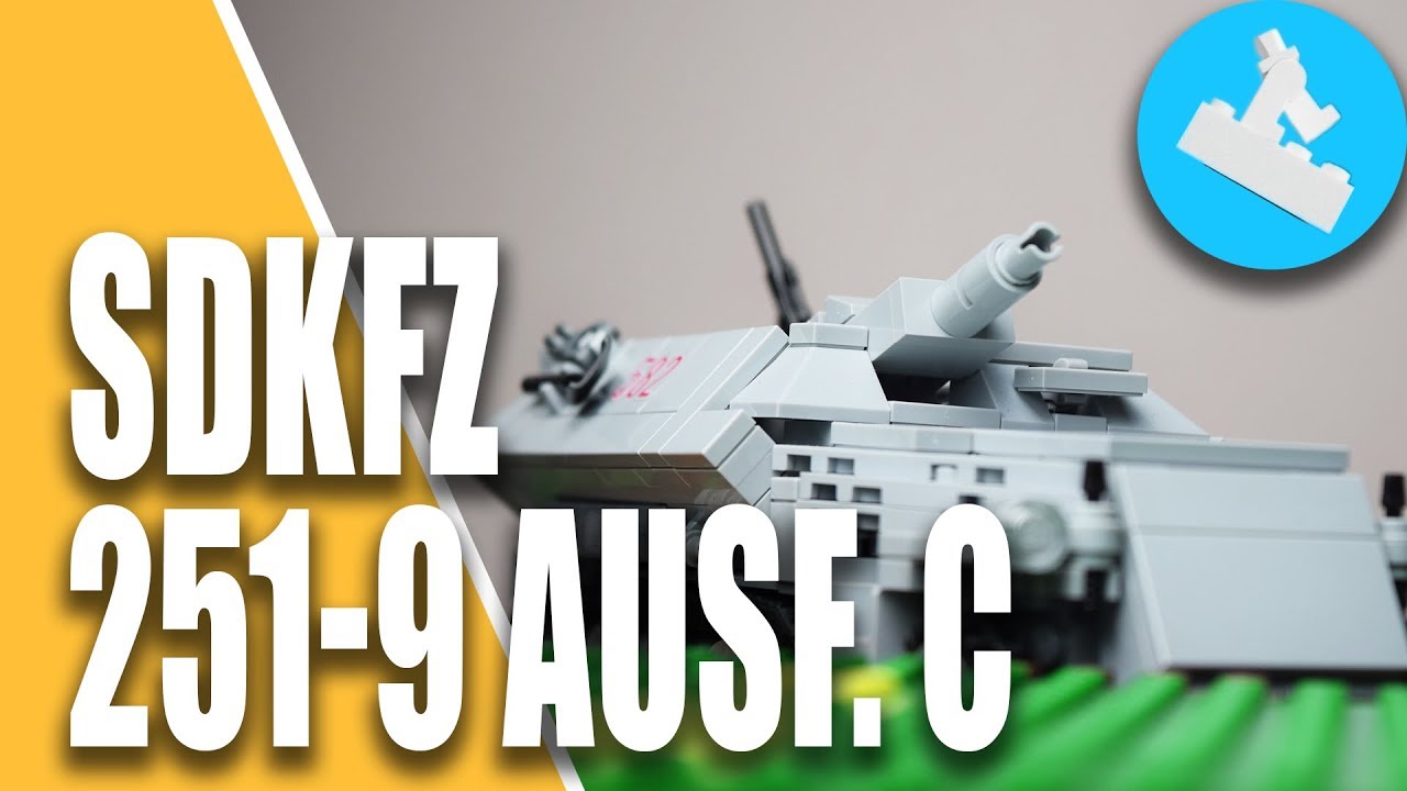 Lego custom SdKfz 251-9 Ausf.C // Review