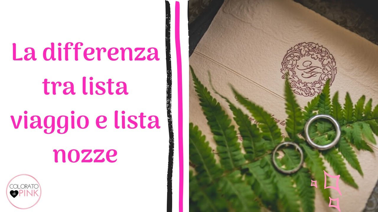 Lista nozze o lista viaggio?