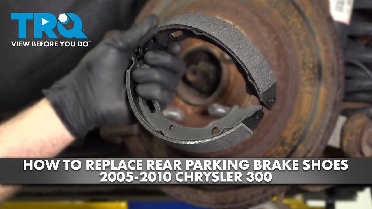 How to Replace Rear Parking Brake Shoes 2005-2010 Chrysler 300