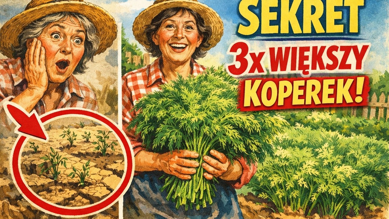 Posiej Koper TĄ METODĄ, a Nie Padnie! SEKRET Ogromnych Plonów Bez Chemii.