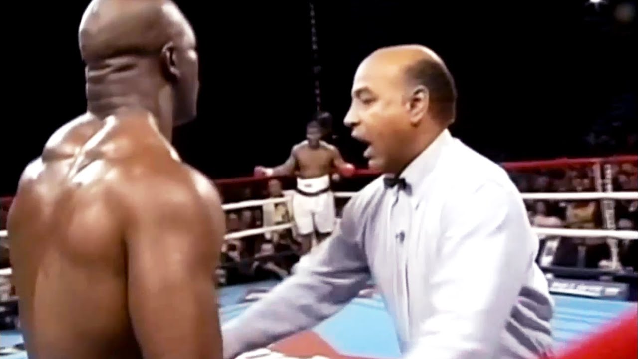 Evander Holyfield (USA) vs Riddick Bowe (USA) III | KNOCKOUT, BOXING fight, HD, 50 fps