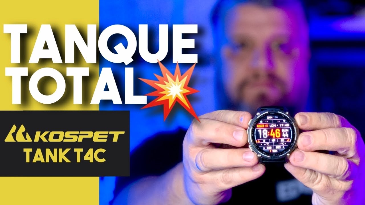 KOSPET TANK T4C 💥 Hecho para sobrevivir: golpes, agua y días sin cargar | Review EDC4K