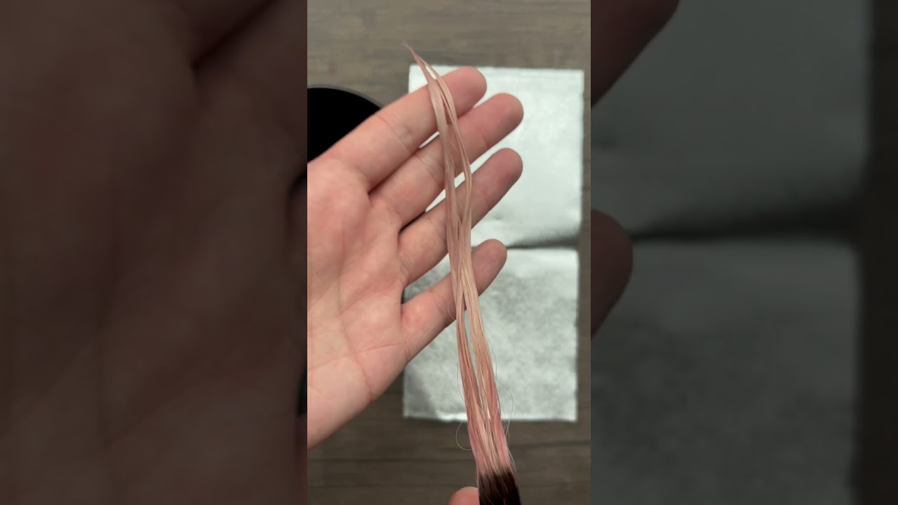 Удаление розовых волос #окрашиваниеволос #сделайсам #удалениецвета #обучениеволос #шорты