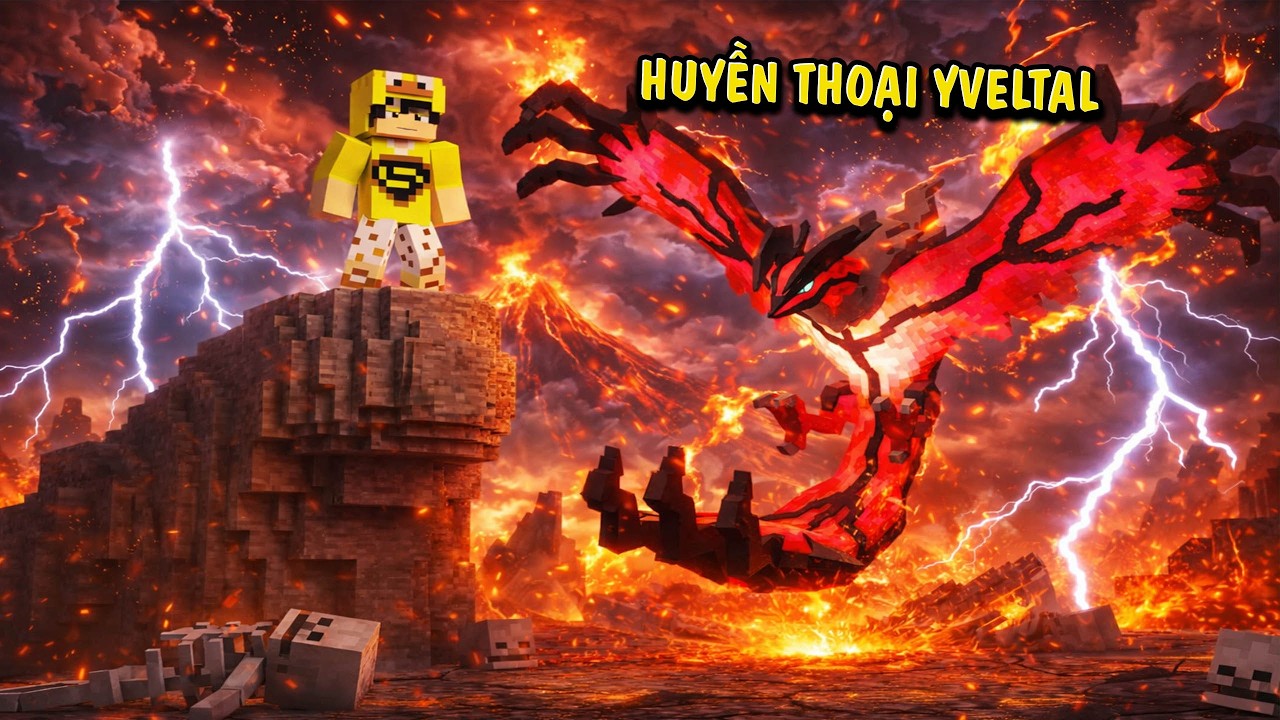 LÀNG COBBLEMON TẬP 14 - HUYỀN THOẠI YVELTAL