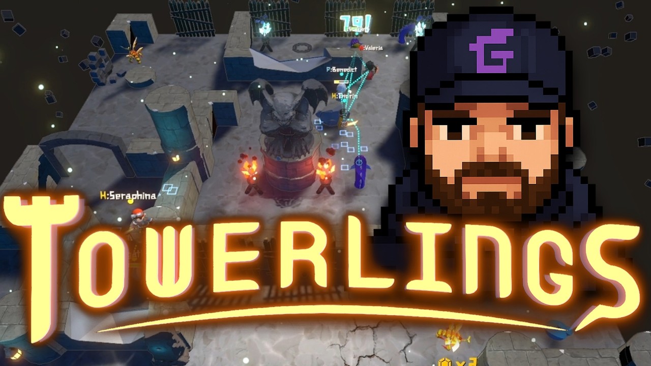 Trying to figure out this game with little help | Towerlings | DEMO