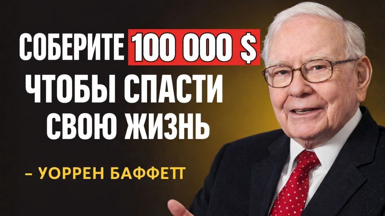 Уоррен Баффетт: Без этих 100 тысяч вы никогда не выйдете из бедности