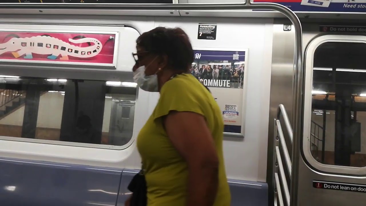 MTA Subway: R142 4 Train from Fulton St to Atlantic Ave Barclays Center