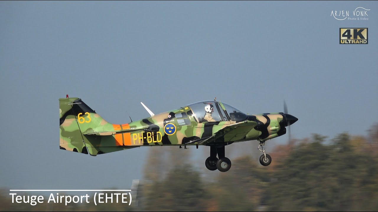 Plane Spotting at Teuge Airport (EHTE) 06-11-2020 : 30 minutes of General Aviation.
