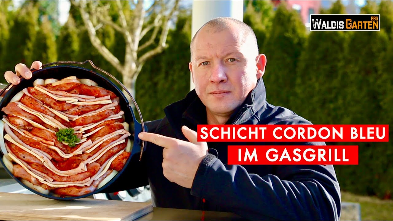 SCHICHT CORDON BLEU IM GASGRILL / PUTENFLEISCH AUS DEM DUTCH OVEN / dutch oven petromax