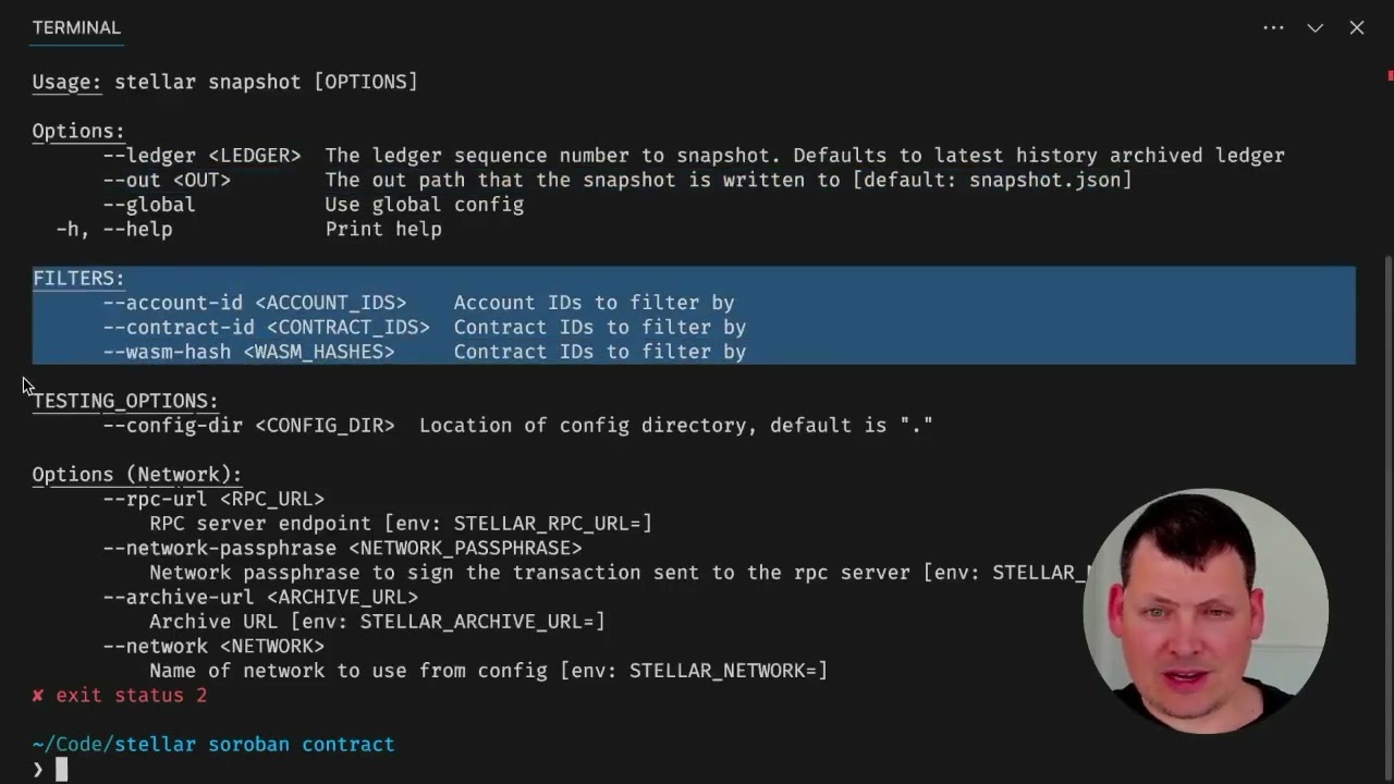 Stellar CLI Snapshot Command