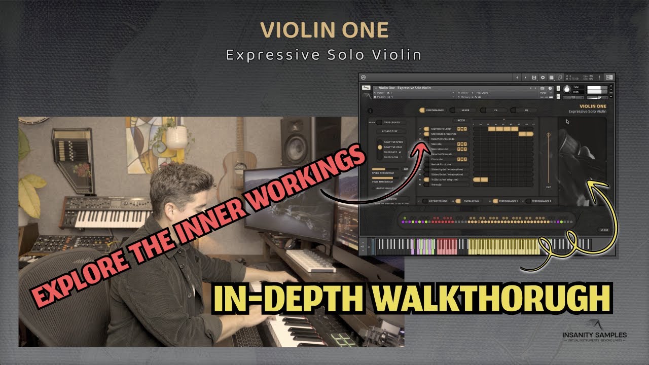 Violin One - In-depth Walkthrough - Expressive Solo Violin Kontakt Instrument