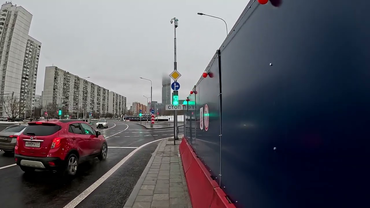 26.12.2024,Москва,новый мост улица нижние мневники  улица Мясищева.
