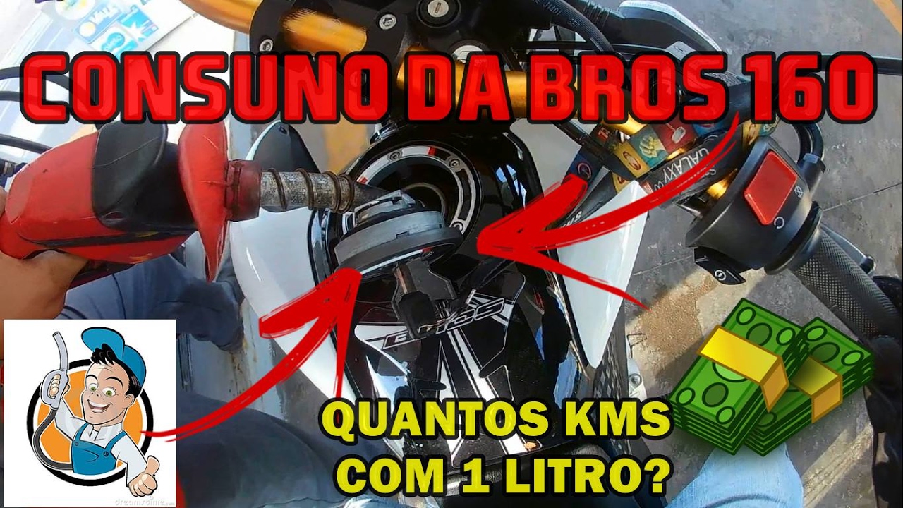 CONSUMO DA NOVA BROS 160 2016 / 2017 - MÉDIA DE CONSUMO - EKEN H9