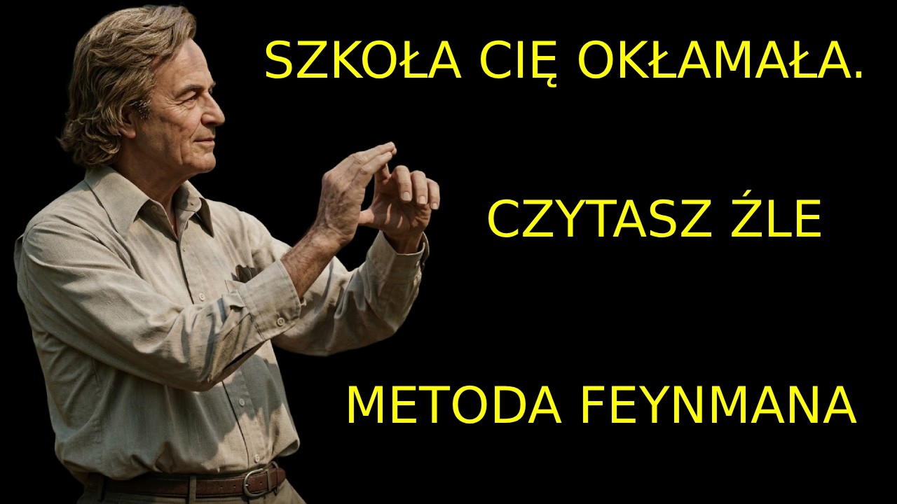 Zatrzymaj się od czytania jak student: Metoda Feynmana na przyswajanie książek