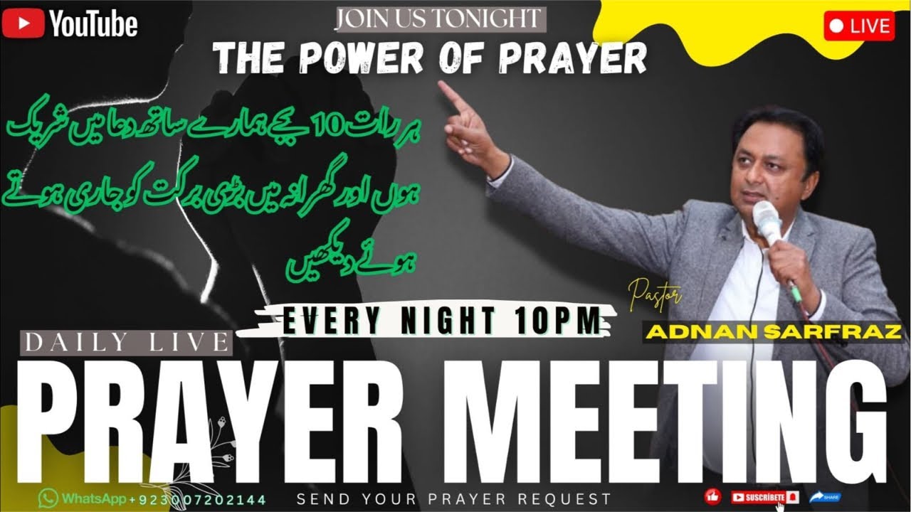 Pastor Adnan Sarfraz (Urdu Bible Tv) is live