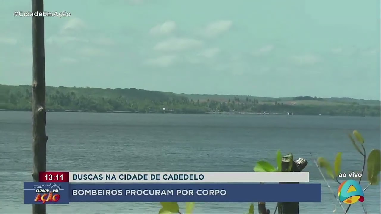 Cidade em Ação - Bombeiros procuram por corpo na cidade de Cabedelo - Parte 02