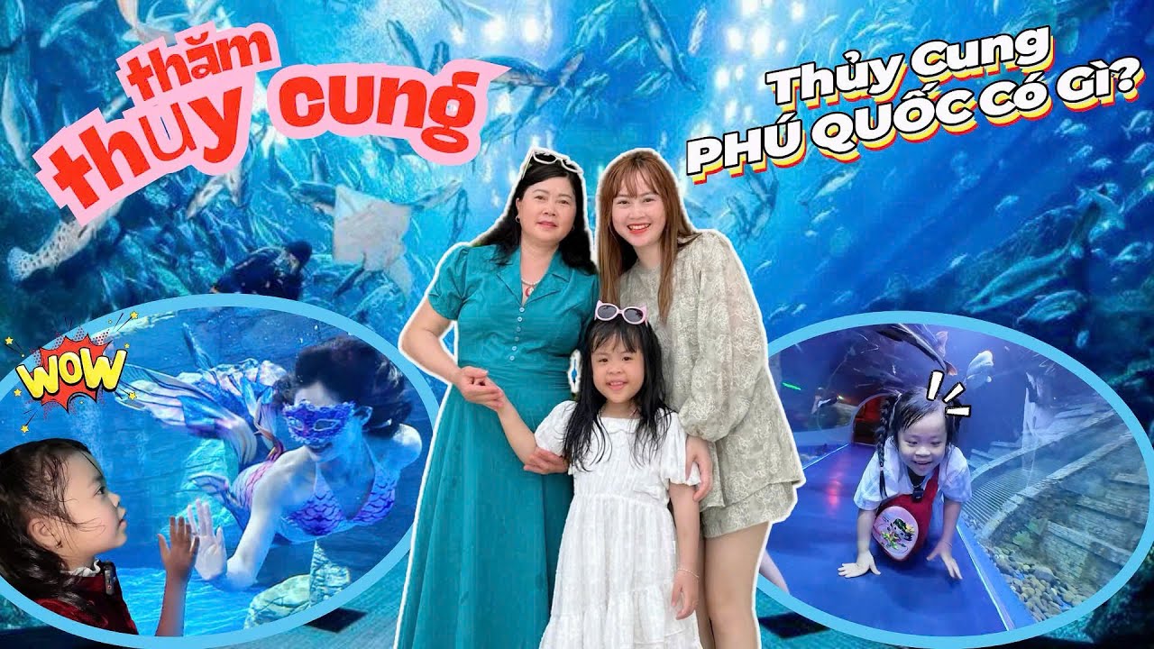 Mint Vy hào hứng cùng Mẹ Hà Hí Khám Phá Thủy Cung Tại Phú Quốc