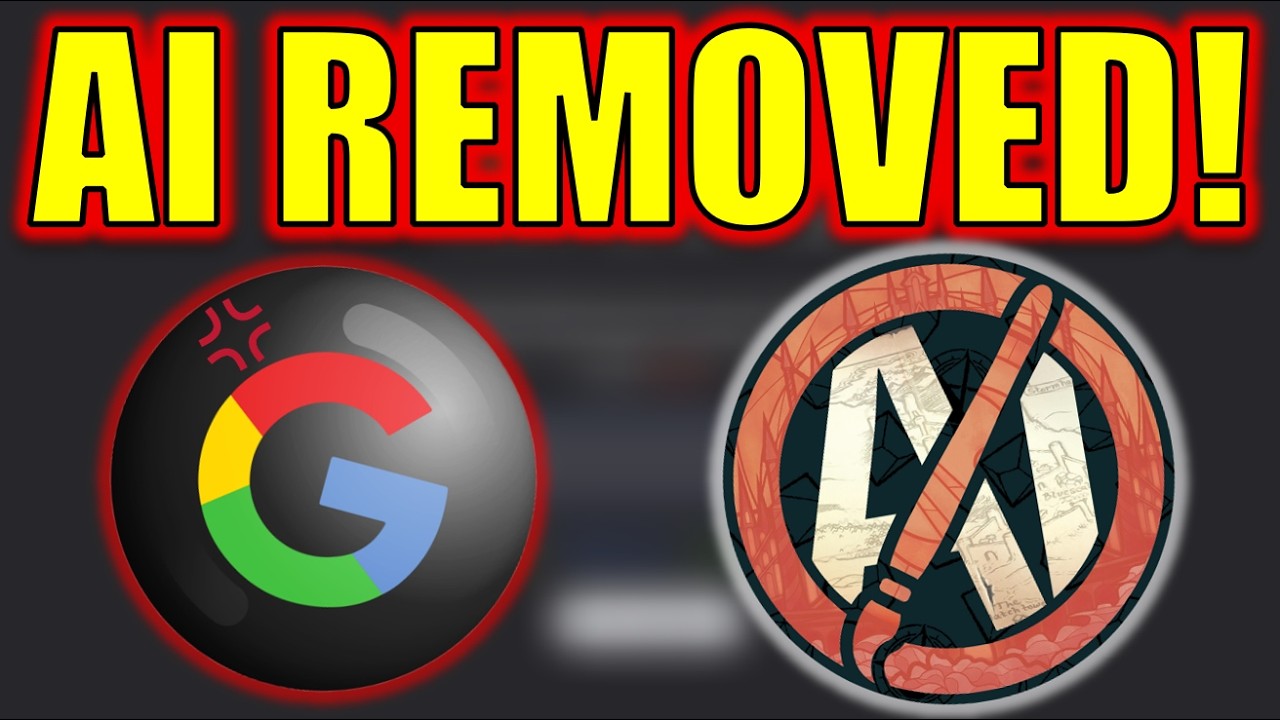 Google Search WITHOUT AI!