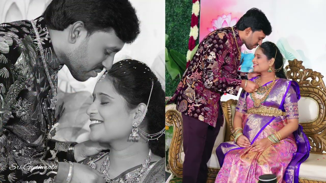 Anusha 💕 Kishore | Anusha's Seemantham| Sri Geethmala Photography