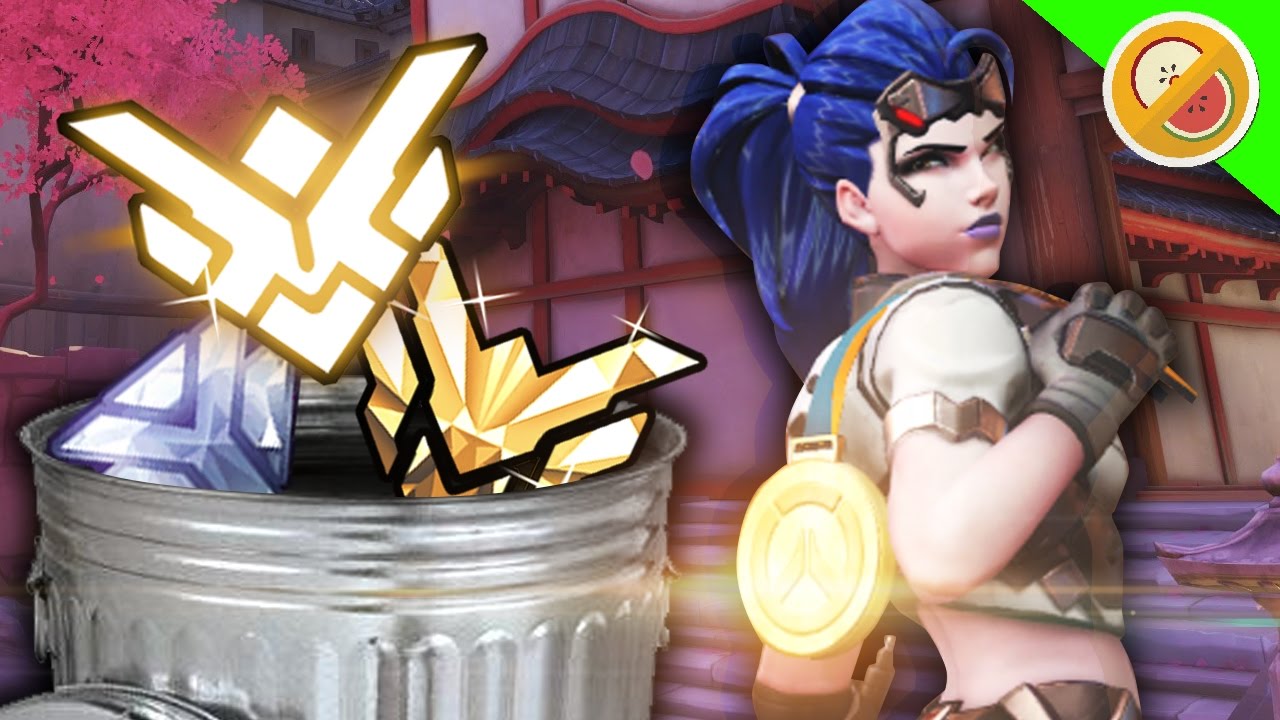 Gold Player DESTROYS Diamonds, Masters, and GM's | Overwatch
