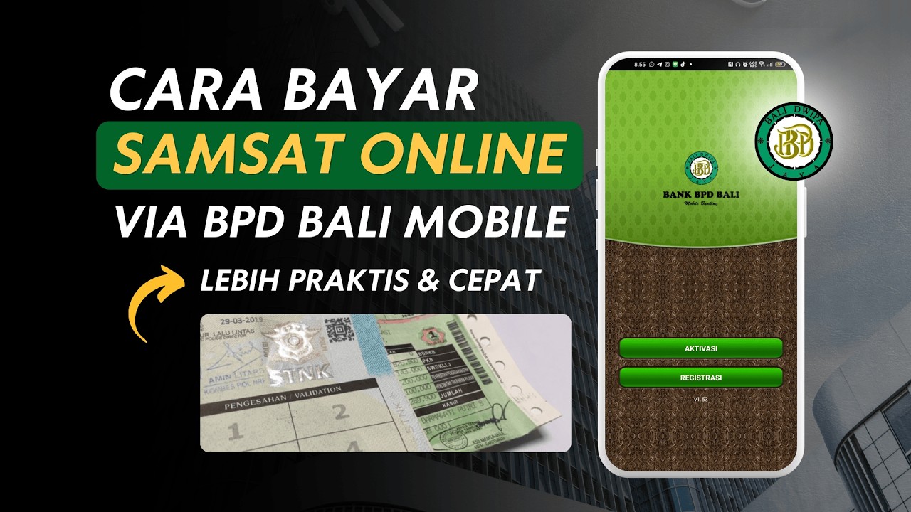 Hemat Waktu dan Tenaga: Cara Bayar Samsat Online Cepat Pakai BPD Bali Mobile