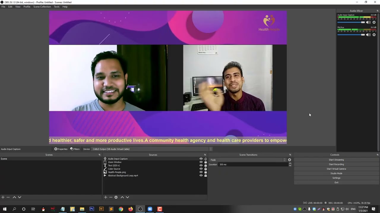 Zoom guest in your OBS livestream