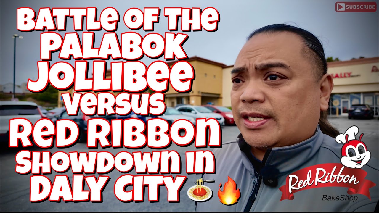 Vlog #983 - Battle of the Palabok 🍝🔥 Jollibee vs Red Ribbon Showdown in Daly City