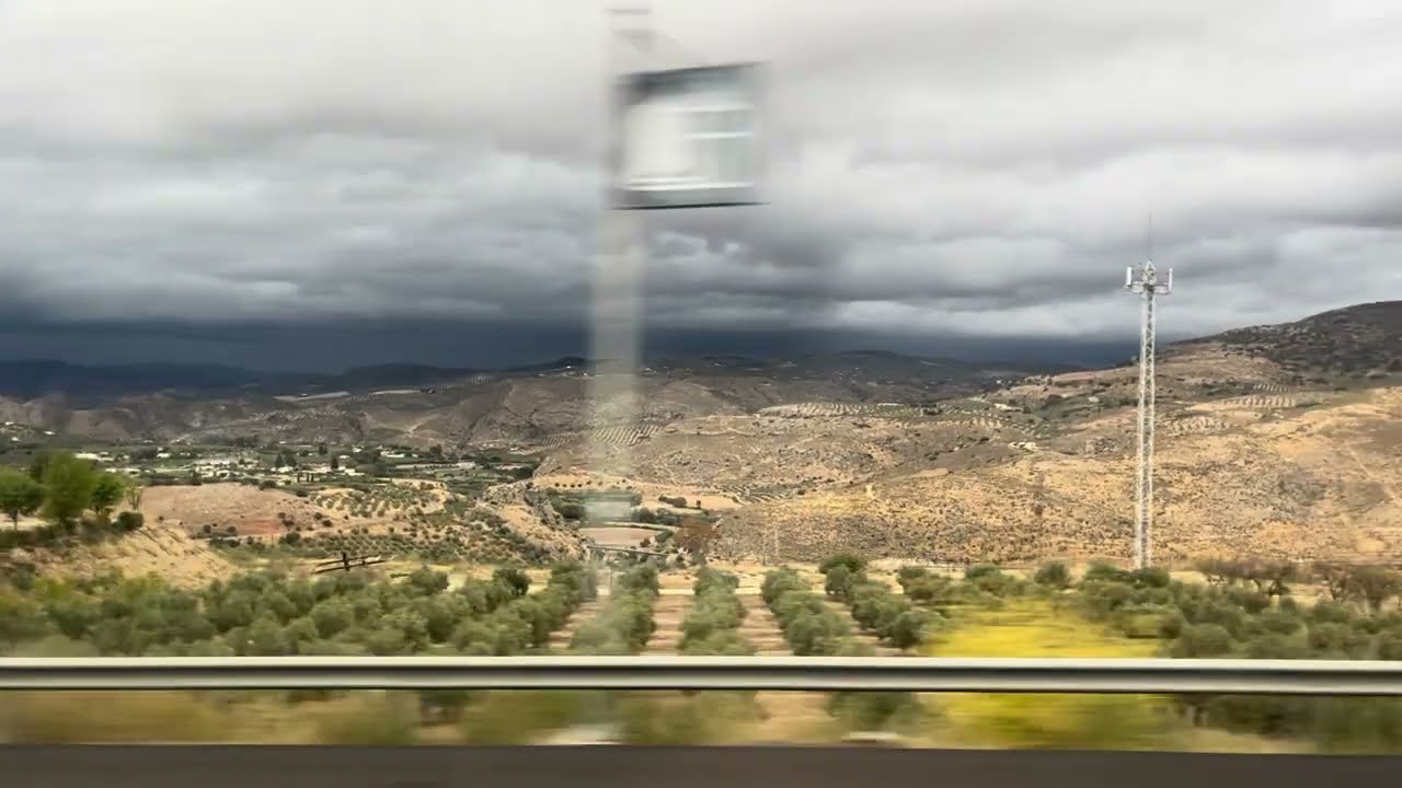Дорога Мадрид- Малага. Малага. Malaga. 