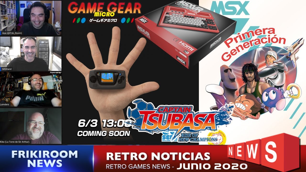 Retro Noticias Junio 2020 | noticias Sega, MSX, Captain Tsubasa y mas noticias (Directo)