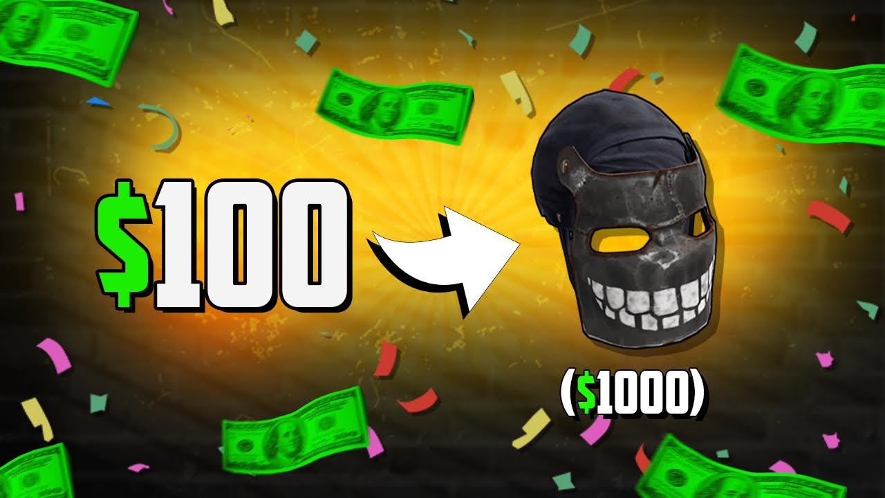 Going from $100 to a big grin in rust clash!