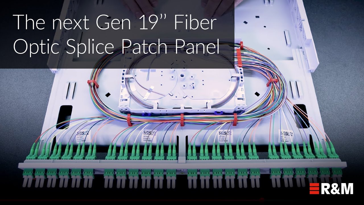 Get to know UniRack2 – the next Gen 19’’ Fiber Optic Splice Patch Panel by R&M