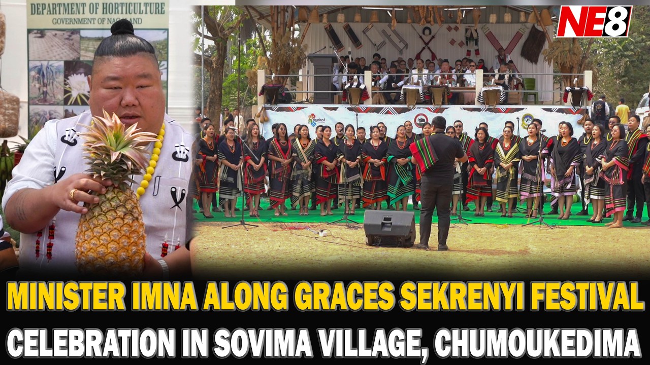 MINISTER IMNA ALONG GRACES SEKRENYI FESTIVAL CELEBRATION IN SOVIMA VILLAGE, CHÜMOUKEDIMA