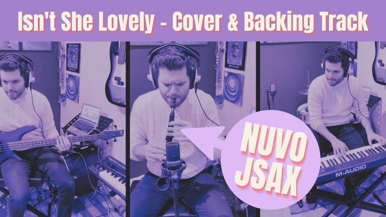 JSAX - Backing Track - STEVIE WONDER - Isn't She Lovely