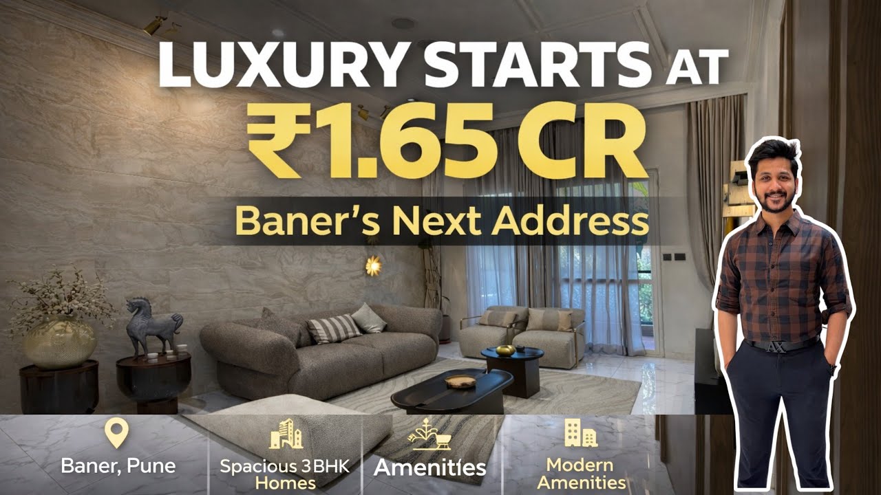 Luxury Homes Between Baner & Hinjewadi | Starting ₹1.65 Cr | 9922441601