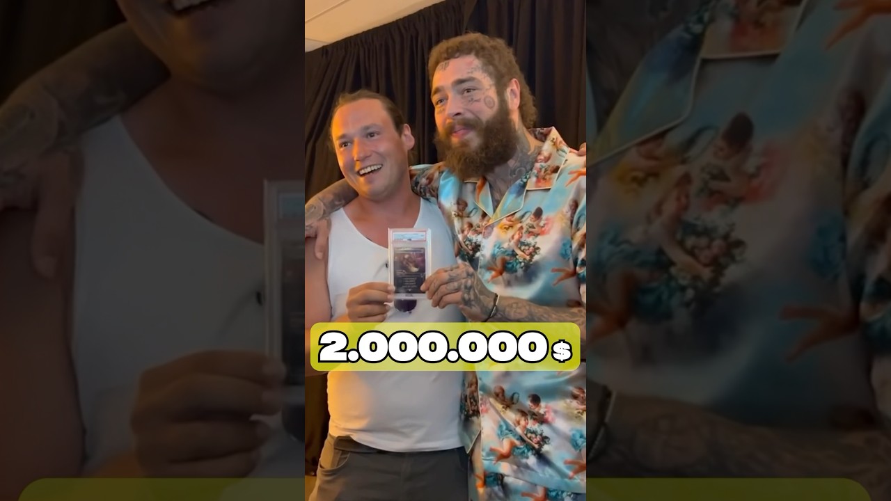 2 MILJOEN DOLLAR voor een KARTONNEN POST #magicthegathering #postmalone #theonering