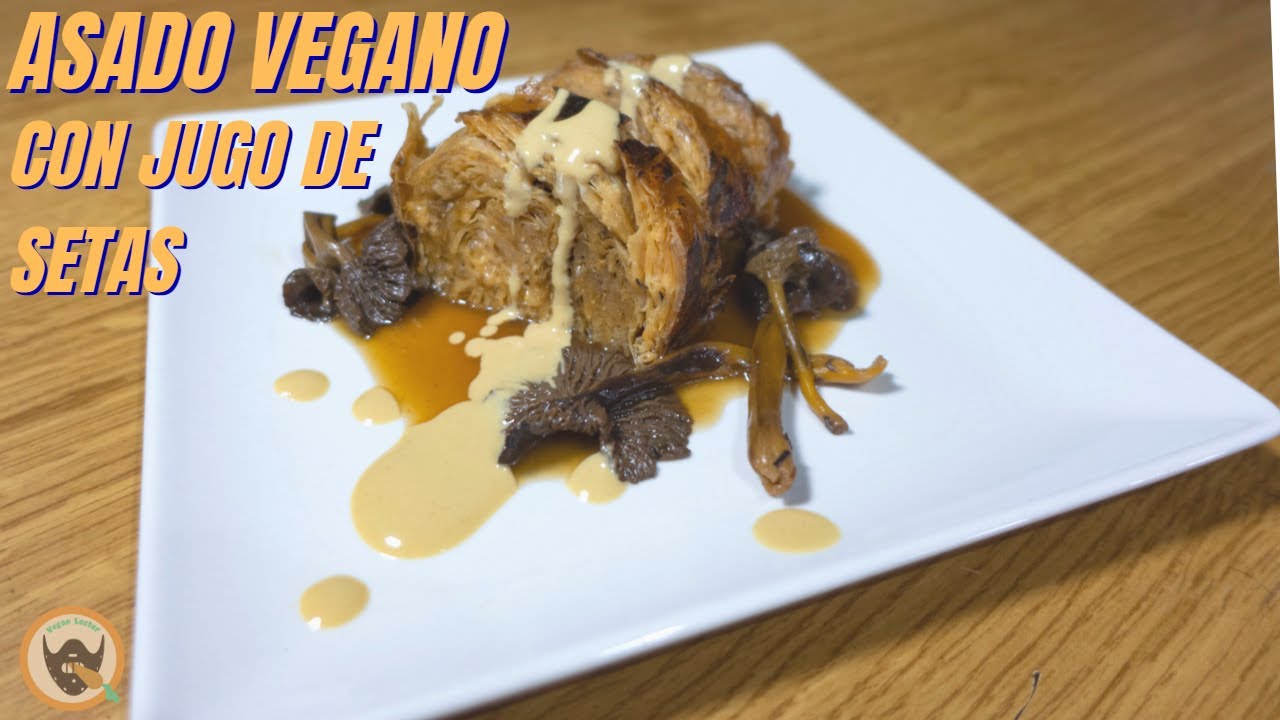 ASADO VEGANO | Receta vegana para NAVIDAD | CARNE VEGETAL con YUBA