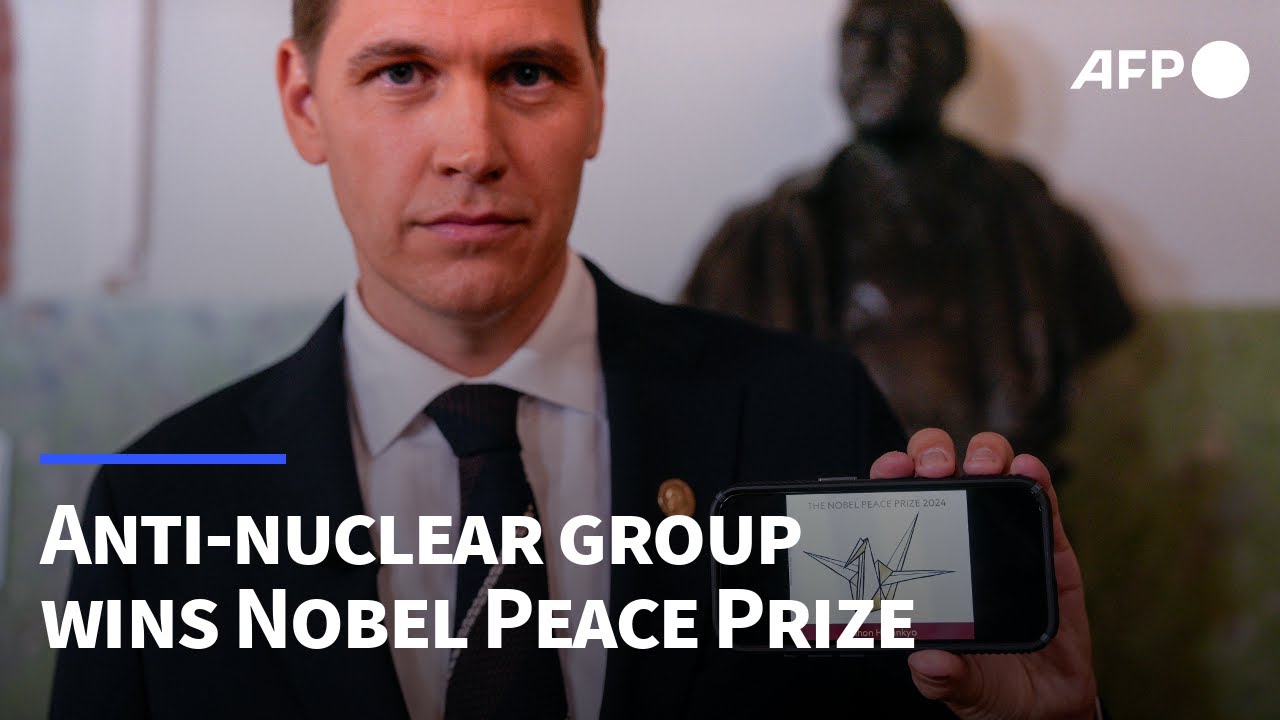 Japanese atomic bomb survivor group Nihon Hidankyo wins Nobel Peace Prize | AFP