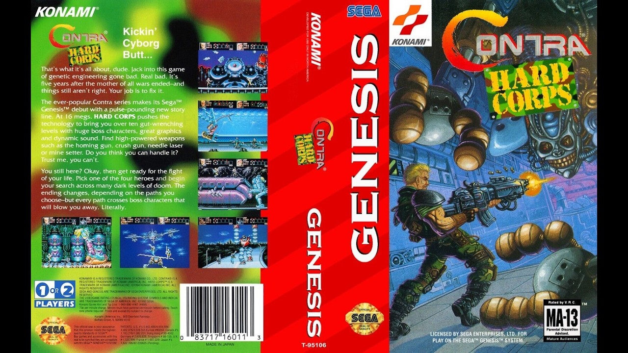 CONTRA Hard Corps | Sega Genesis Stage 1