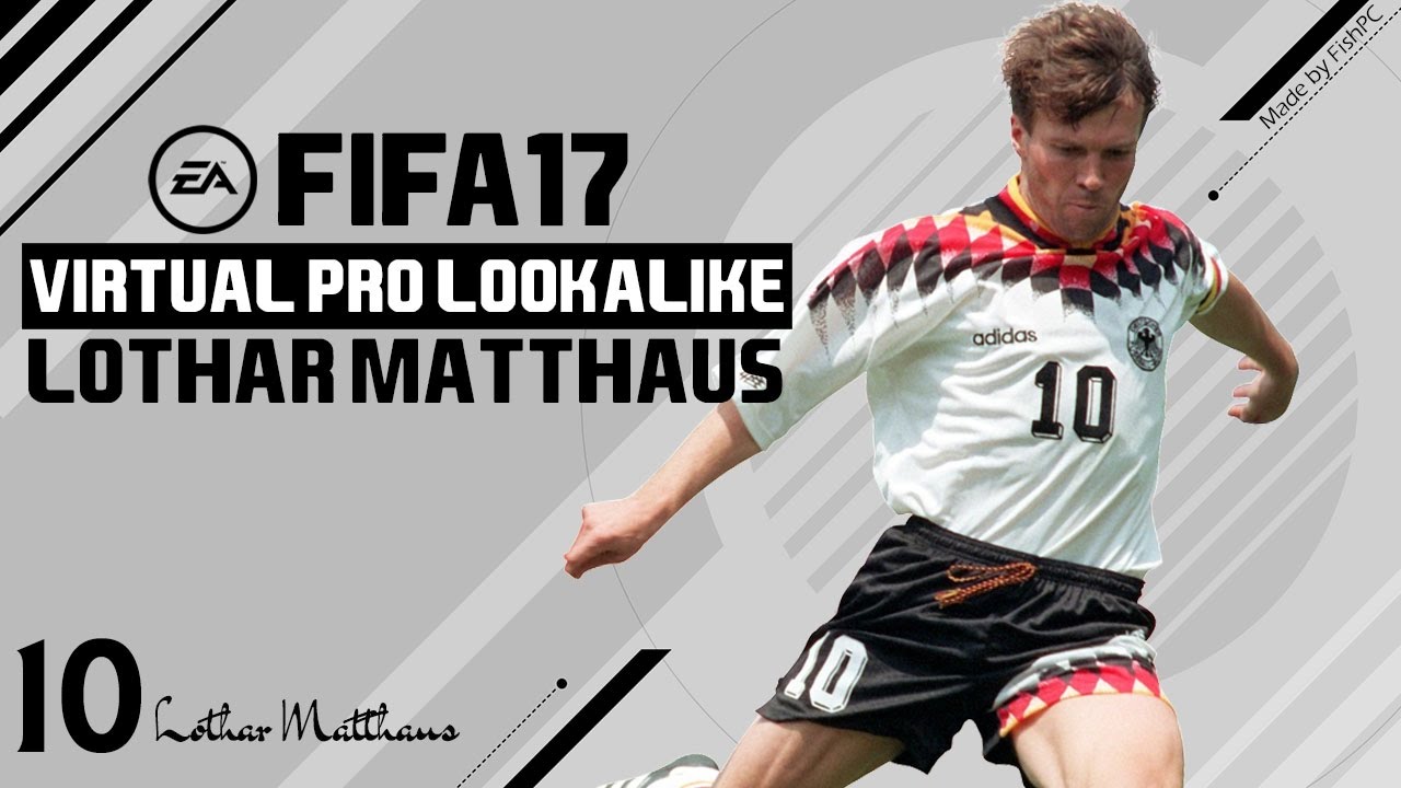 FIFA 17 | VIRTUAL PRO LOOKALIKE TUTORIAL - LOTHAR MATTHAUS