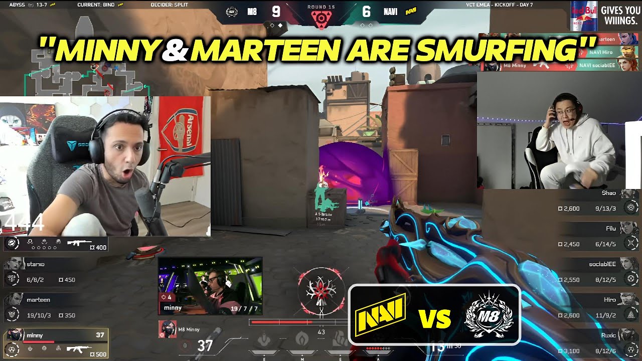 Streamer React To Unbelievable Moments from NAVI vs M8