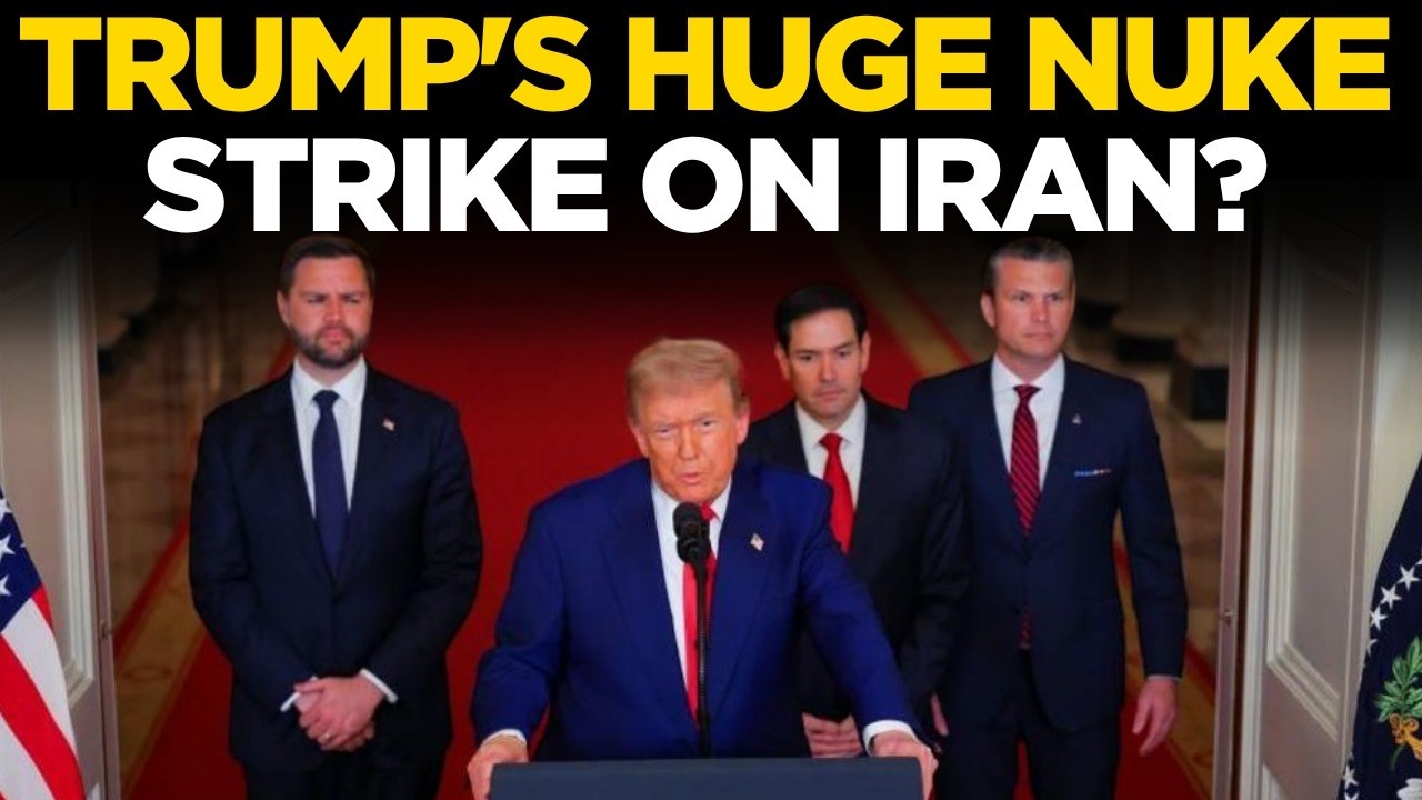 US-Iran War LIVE: President Trump addresses the nation after US strikes nuclear sites in Iran | LIVE