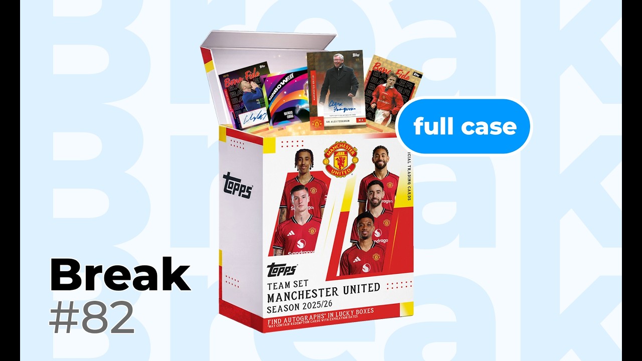 Break #82 #83 [FULL-CASE] MANCHESTERU UNITED 20x Team Set & Los Blancos Real Madrid