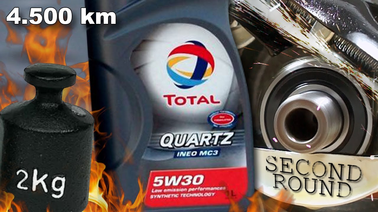 Total Quartz Ineo MC3 5W30 używany 4.500km Tester + Test tarcia 2kg