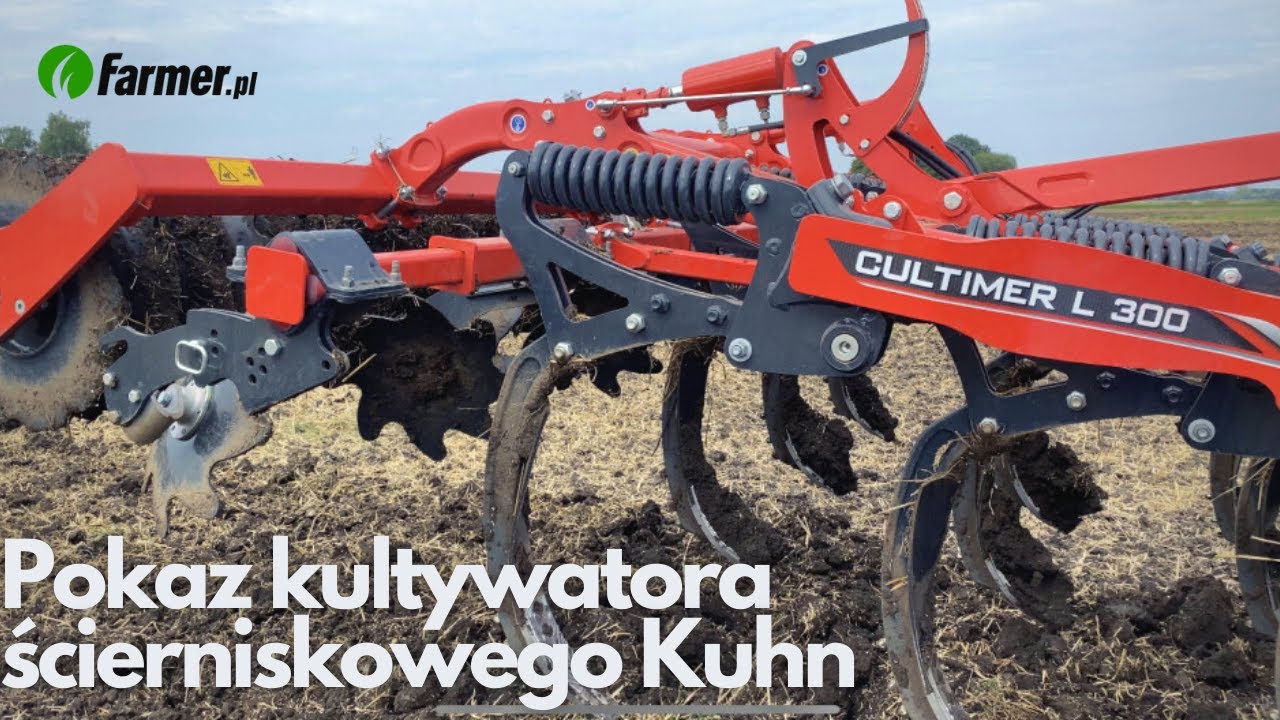 Jakie elementy decydują o solidnej uprawie? Pokaz kultywatora ścierniskowego Kuhn | Farmer.pl
