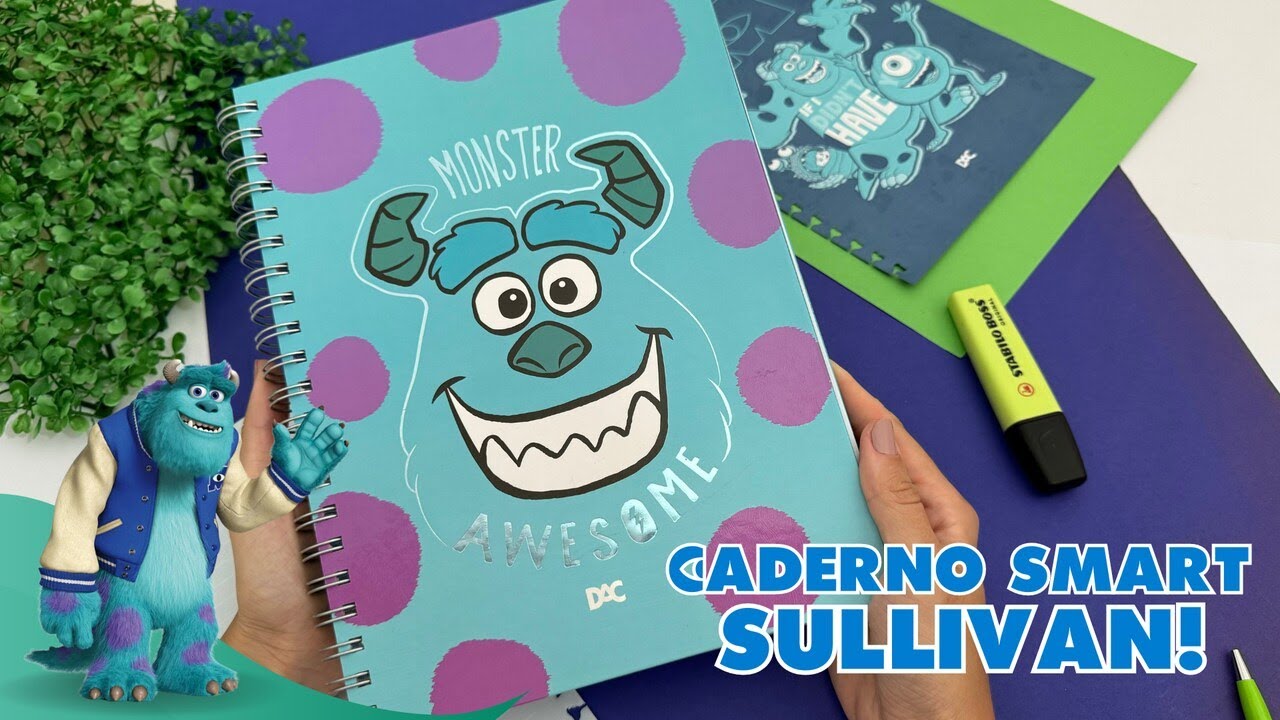 TODOS OS DETALHES DO CADERNO SMART MONSTROS SA SULLI DA DAC, VEM CONFERIR!
