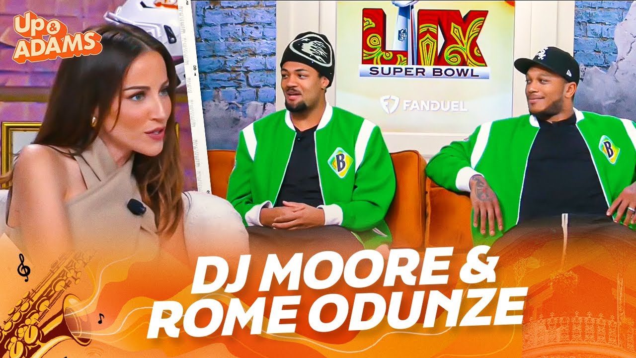 DJ Moore and Rome Odunze on Relationship with Bears Fans, Ben Johnson Hiring, Most Stylish Player